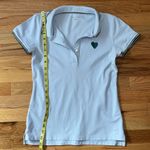 Tory Burch Tory Sport Performance Piqué Heart Polo Size XS Photo 4