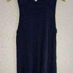 Stateside NEW Navy Blue Muscle Tee Tank Top Supima Cotton Minimalist Preppy Photo 0