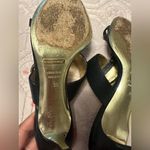 Dolce & Gabbana  Black Sandals with Gold Buckles Photo 3