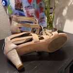 Donald Pliner  Beige Strappy Heels Photo 4