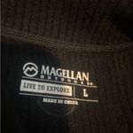 Magellan outdoors  Black Ribbed Pullover Photo 1