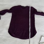 Jeanne pierre  cotton knit sweater purple S Photo 6