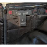 White House | Black Market Silk Strapless Black Red Cocktail Prom Party Dress Photo 10