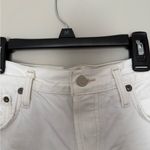 AGOLDE  White Frayed Hem Jean Shorts Photo 2