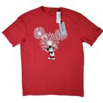 American Eagle Disney x AE  Mickey‎ Mouse Fireworks Graphic Red T-Shirt Photo 2