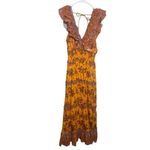 Love the Label Azalea Ruffled Midi Dress Sz. XS Orange Photo 2