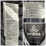 prAna  Women’s Hooded Down Puffer Jacket EUC Gray Size XS   F341 Photo 8
