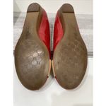Franco Sarto Oswego red liquid patent Leather And Beige 9W Photo 9