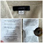 J.Crew  Sweater Cashmere Blend Button Front Cardigan Beige Oatmeal Women Size XS Photo 11
