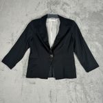 CAbi Blazer Womens 6 Charcoal Suit Jacket Bossy Blazer Preppy Office Business Photo 1