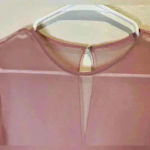 Vintage Jack‎ Bryan Pink Sheer Beaded Top Size M Size M Photo 7