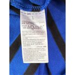 Old Navy Heavyweight Knit Blue Black Striped A-line Dress Sz Large NWOT Photo 8