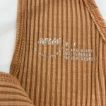 Aerie  American Eagle Ribbed Asymmetric One Shoulder Crop Top size Medium Nwt Photo 1