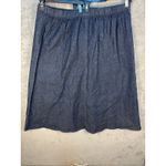 D&Co Denim Maxi Skirt Size 3X Pull On Minimalist NWOT Blue Photo 2