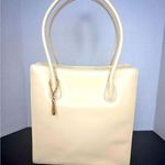 Lancel Paris Leather Ivory Handbag Satchel Shoulder Bag w/ Dust Bag Photo 0
