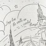 Taylor Swift Speak Now Babydoll Tee Kingdom Lights Castle Dragons Cream Size XS Photo 3