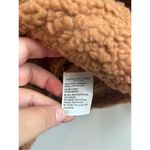 American Eagle NWOT Cropped Teddy Sherpa Jacket Brown Size XS Photo 4
