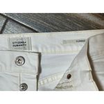 Citizens of Humanity  Florence Wide High Rise Straight Jeans White Raw Hem 26 COH Photo 3