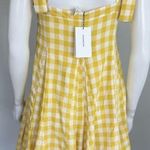 NEW OPT Women's Barbie Doll yellow gingham Size S Photo 5