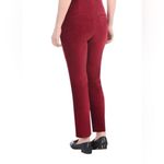 Hilary Radley Pants Women's Red XS 29 Inseam Mid-Rise Faux Suede Pull On NEW Photo 1