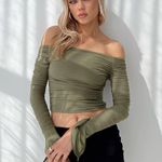 Princess Polly  Moreno Off-The-Shoulder Top Photo 0