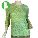 ORIGAMI MAGIC SCARF GREEN EXPANDING SHIRT (S Photo 1