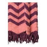 Vintage Pink Purple Chevron Crochet Fringe Cape Poncho Cardigan‎ One Size Size undefined Photo 4