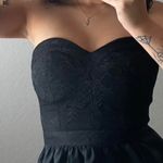 Elegant Black Strapless Dress Photo 0