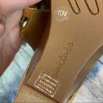 Nurture Boho leather multi color sandal open wedge Orange Size 10 Photo 8