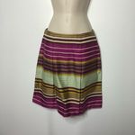 J. McLaughlin  multicolor stripe skirt 2 B9 Photo 7
