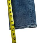 EXPRESS Blue Button Fly Straight High Rise Jeans Women's Size 4R | 17-34-2 Photo 5