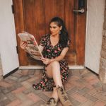 Umgee  Floral Print Short Sleeve Button Up V-Neck Midi Dress with‎ Crochet Trim Photo 6