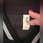 Jackets for Women Letter Patched Colorblock Striped Trim Drop Shoulder Varsity Black Size XL Photo 3