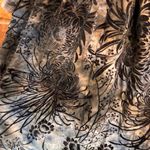 PaperMoon  women vintage velvet burnout off the shoulder peasant top blue M Photo 1