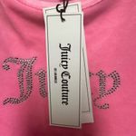 Juicy Couture  pink bling velour racerback crop top Photo 6