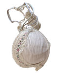 INTIMISSIMI Secret Garden Ruched Feminine FLORAL Ivory Bra sz. 32B White Photo 1