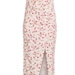 Free People  Daria Graphic Maxi Dress in Ivory Combo Draped Tank Large NWT Photo 7