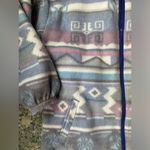 Vintage Winter Spirit purple reversible fleece lined toggle waist coat, size M/L Size L Photo 8