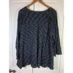 Habitat Casual Lagenlook Top Womens XXL Artsy Boho Mature Comfort‎ Coastal Black Photo 2