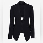 Rag and Bone  Women's Teresa Cut Out Peekaboo Back Blazer Black Size 2 Photo 3