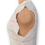 Vintage 90s Sweater Vest Neutral Knit Printed Crewneck Checkered Light Pink Size M Photo 1
