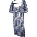 NSR Layla Printed Midi Dress Photo 3