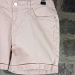 DENIM CO. Shorts Woman's 4 Tan Cuffed Hem Stretch Zip Fly‎ Lightweight Neutral Photo 2