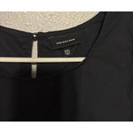 Who What Wear Who What Where Butterfly Sleeves Eyelet Embroidered Black Top Photo 3