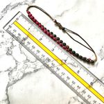 Pink and black seed bracelet Photo 4