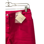 St. John Sport NWT Magenta Casual Women's Pants Size 8 Straight Leg Pink Cotton Photo 1