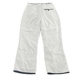 Equipment Femme Pants Women 2 White Crepe Bergen Straight Leg Ankle Crop Photo 3