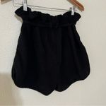 Splendid  Ruby black crinkle cotton high rise paper bag shorts S Photo 5