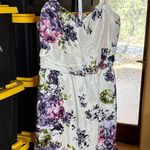 Torrid Vintage Label Purple Floral Ivory
Bubble Hem Dress Size 24 Photo 0