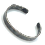 Until there's a cure HIV awareness silver cuff bracelet Photo 0